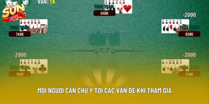 Mọi người cần chú ý tới các vấn đề khi tham gia Mọi người cần chú ý tới các vấn đề khi tham gia