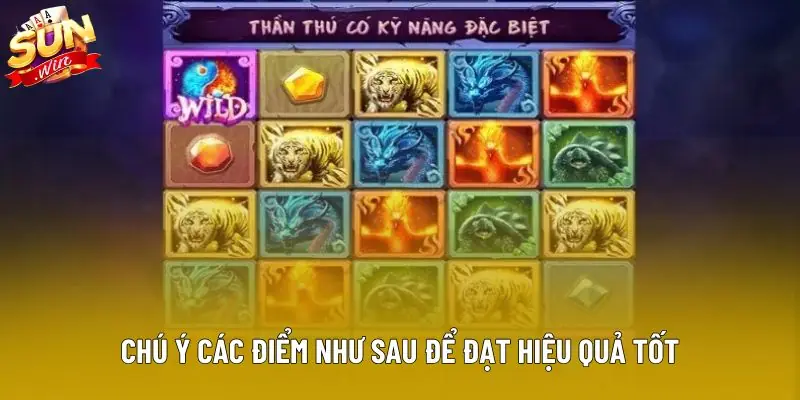 Chú ý các điểm như sau để đạt hiệu quả tốt Chú ý các điểm như sau để đạt hiệu quả tốt