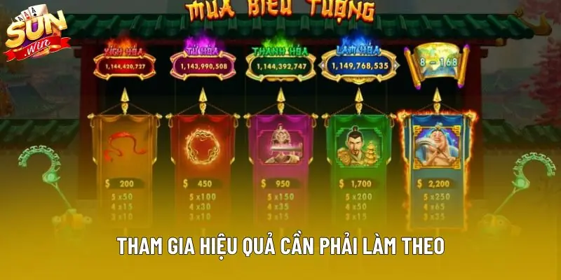Tham gia hiệu quả cần phải làm theo