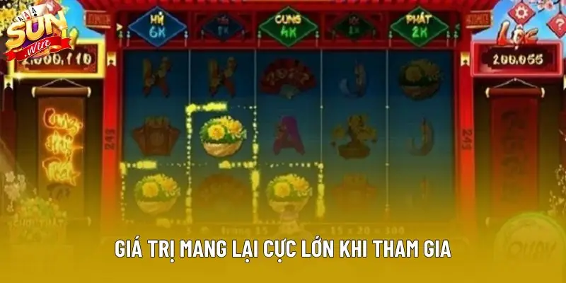 Giá trị mang lại cực lớn khi tham gia Giá trị mang lại cực lớn khi tham gia