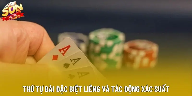 Thứ tự bài đặc biệt liêng và tác động xác suất Thứ tự bài đặc biệt liêng và tác động xác suất